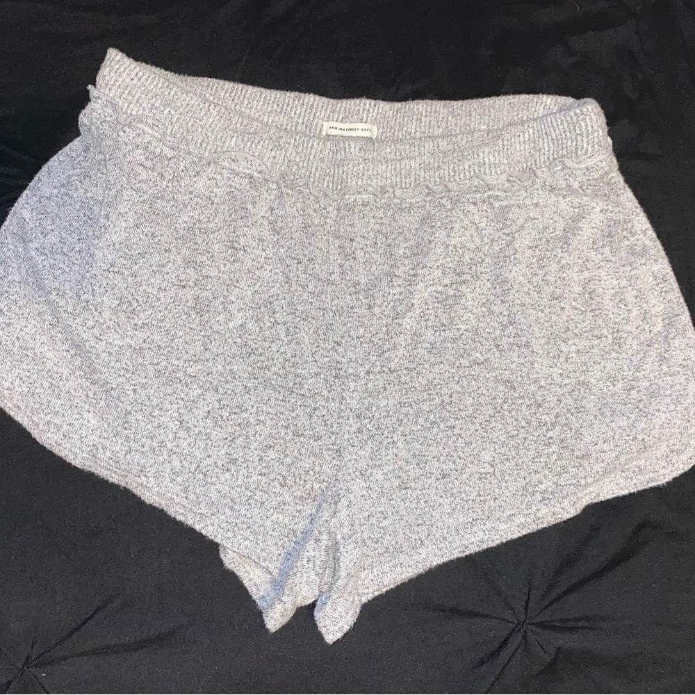 AE Grey Knit Super Soft Shorts